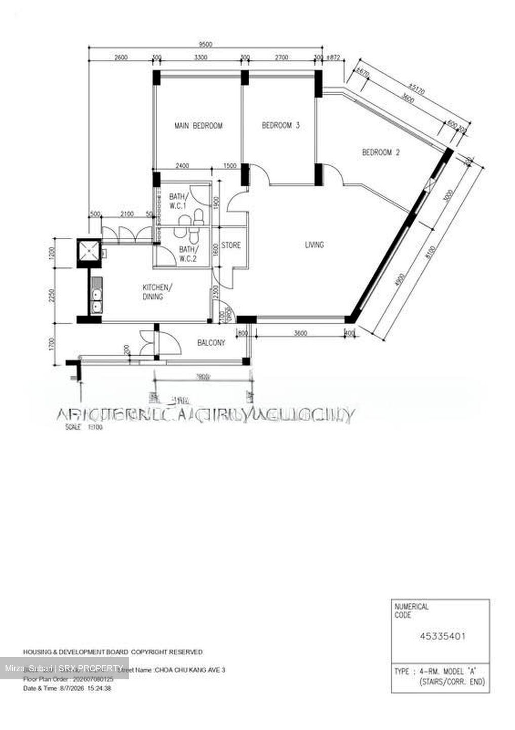 Blk 289 Choa Chu Kang Avenue 3 (Choa Chu Kang), HDB 4 Rooms #581348421
